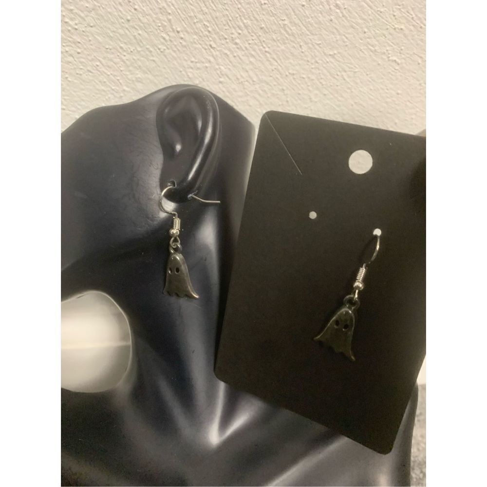 Ghost Statement Earrings  - Picture 3 of 3